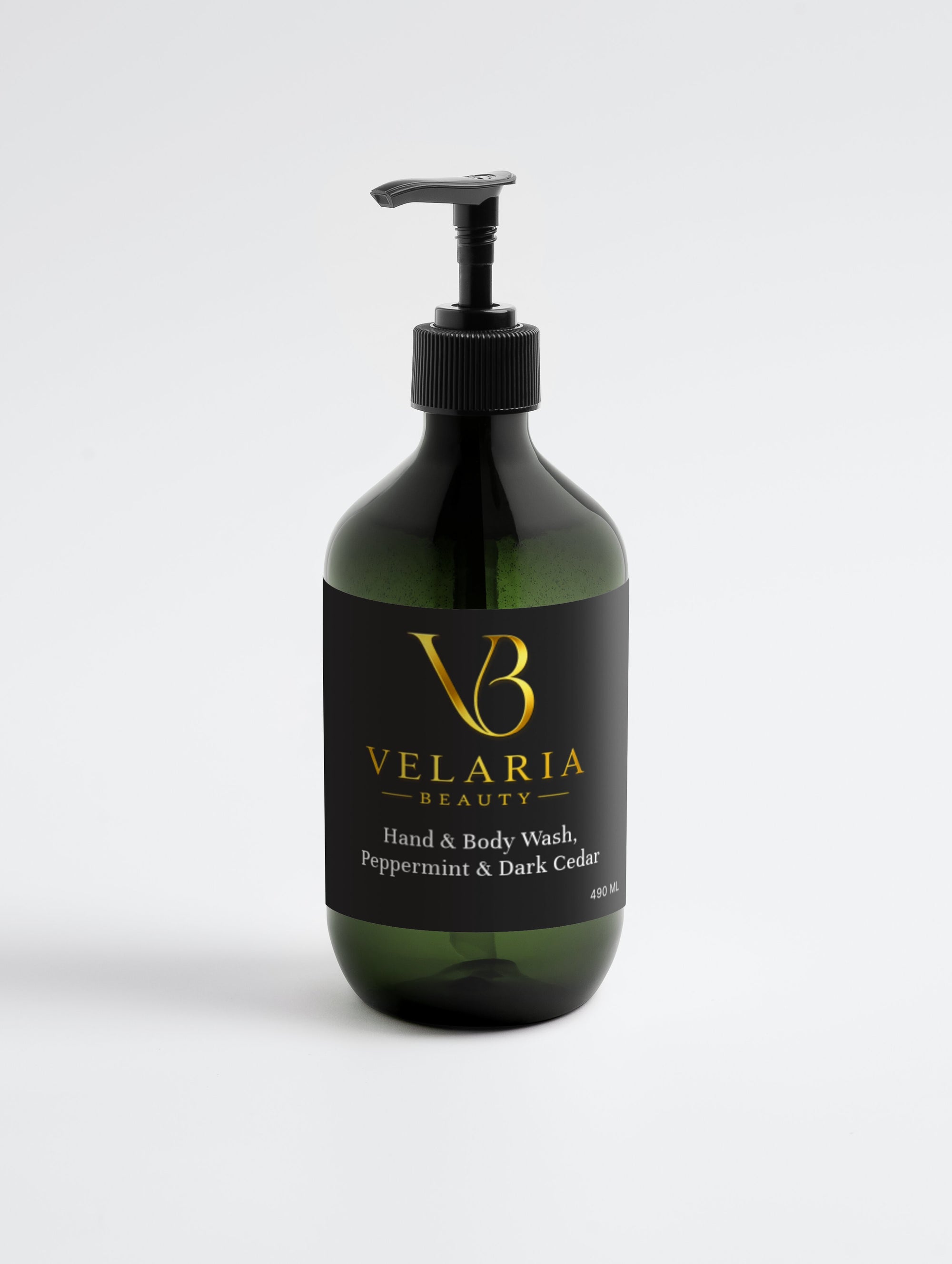 Hand & Body Wash, Peppermint & Dark Cedar