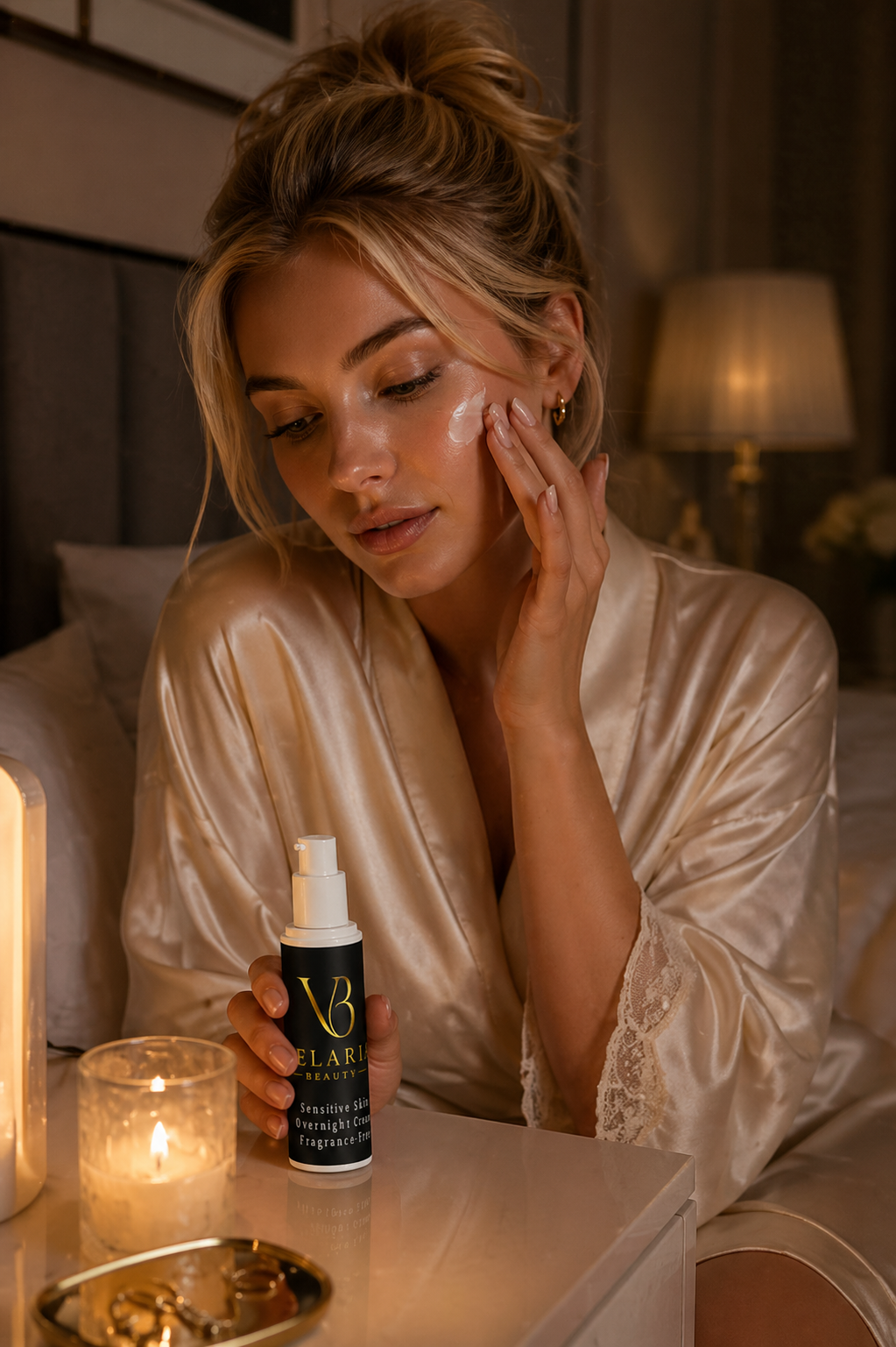 Sensitive Skin Overnight Cream, Fragrance-Free